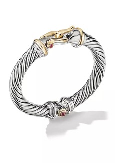 David Yurman Buckle Classic Cable Bracelet in Sterling Silver