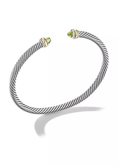 David Yurman Cable Classics Color Bracelet with 18K Yellow Gold