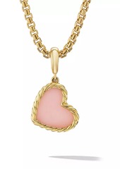David Yurman Cable Collectibles Heart Amulet In 18K Yellow Gold