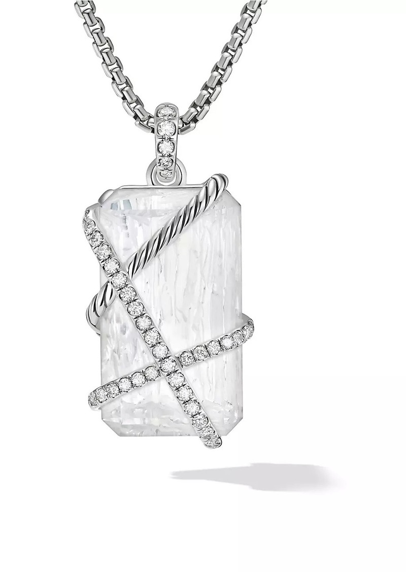 David Yurman Cable Wrap Amulet in Sterling Silver