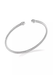 David Yurman Classic Cablespira Bracelet in 18K White Gold