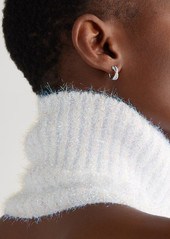 David Yurman Crossover 18-karat White Gold Diamond Hoop Earrings