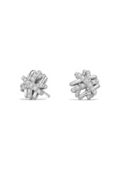David Yurman Crossover Earrings with Diamonds/11mm