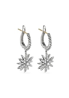David Yurman crystal-embellished pendant earrings