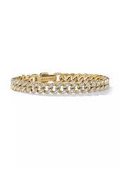 David Yurman Curb Chain Bracelet In 18K Yellow Gold