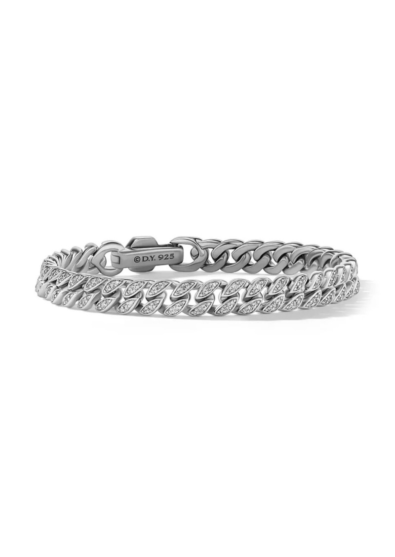 David Yurman Curb Chain Bracelet In Sterling Silver