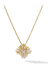David Yurman Angelika Diamond Pendant Necklace in Yellow Gold at Nordstrom