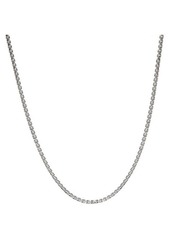 David Yurman Baby Box Chain Necklace in Silver at Nordstrom