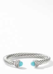 David Yurman Cable Bracelet with Turquoise and Pave Diamonds at Nordstrom