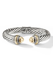 David Yurman Cable Classics Bracelet in Gold/Silver/Black Onyx at Nordstrom