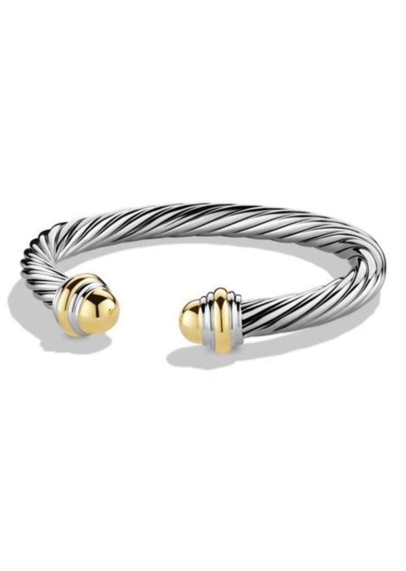 David Yurman Cable Classics Bracelet with 14K Gold