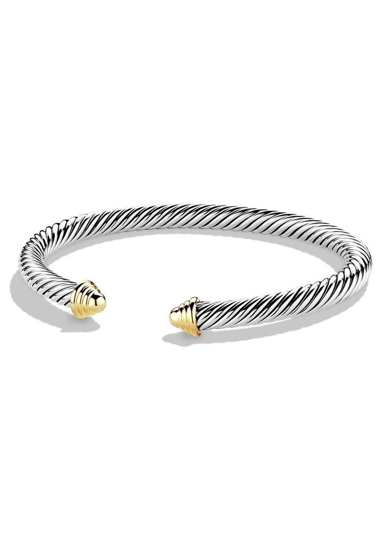 David Yurman Cable Classics Bracelet with 14K Gold
