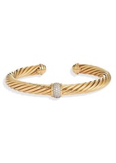 David Yurman 'Cable Classics' Bracelet with Diamonds in Gold at Nordstrom