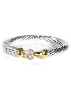 David Yurman Cable Collectibles Bracelet in 18k Yellow Gold/Sterling Silver 0.09