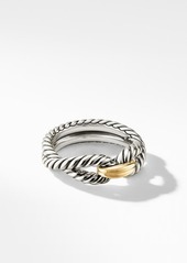 David Yurman Cable Loop Ring with 18K Gold in Yellow Gold/Sterling Silver at Nordstrom