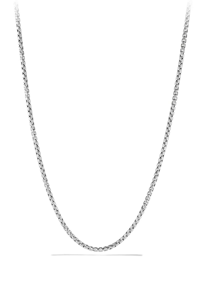 David Yurman Chain Box Chain Necklace in Silver at Nordstrom