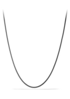 David Yurman 'Chain' Small Box Chain Necklace in Stainless Steel at Nordstrom