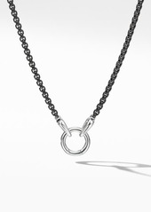 David Yurman Charm Necklace in Silver at Nordstrom