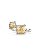 David Yurman Chatelaine Bypass Ring with Diamonds