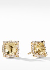 David Yurman Chatelaine Pave Bezel Stud Earrings with Diamonds