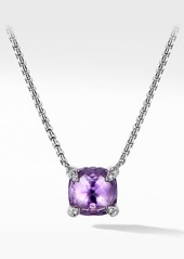 David Yurman Chatelaine® Pendant Necklace with Diamonds in Amethyst at Nordstrom