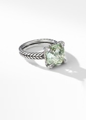 David Yurman Chatelaine® Prasiolite Ring with Diamonds in New Prasiolite at Nordstrom