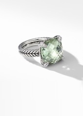 David Yurman Chatelaine® Prasiolite Ring with Diamonds in New Prasiolite at Nordstrom