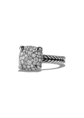 David Yurman Chatelaine Ring with Diamonds in Silver at Nordstrom