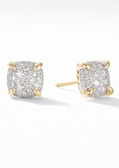 David Yurman Chatelaine® Stud Earrings in 18K Gold & Pavé Diamonds at Nordstrom