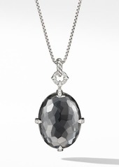 David Yurman Châtelaine® Big Color Pendant Necklace in Silver/Diamond/Hematite at Nordstrom