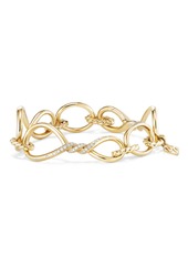 David Yurman Continuance Chain Bracelet with Diamonds in Yellow Gold at Nordstrom