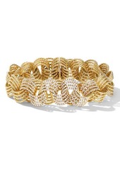 David Yurman DY Origami Link Bracelet in 18K Yellow Gold with Pavé Diamonds in Yellow Gold/Diamond at Nordstrom
