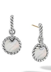 David Yurman Elements Drop Earrings with Pavé Diamonds in Mother Of Pearl/Silver at Nordstrom