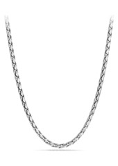 David Yurman Fluted Chain Necklace in Silver at Nordstrom