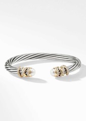 David Yurman Helena Bracelet with Diamonds in Gold/Silver/Pearl at Nordstrom