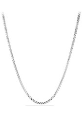 David Yurman Large Box Chain Necklace in Silver at Nordstrom