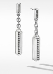 David Yurman Lexington Diamond Drop Earrings in Diamond/Silver at Nordstrom