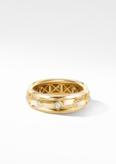 David Yurman Modern Renaissance 18K Gold Ring with Diamonds in Yellow Gold/Diamond at Nordstrom