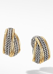 David Yurman Origami Shrimp Earrings with 18K Yellow Gold in Silver/Yellow Gold at Nordstrom