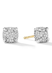David Yurman Petite Chatelaine® Pavé Diamond Stud Earrings at Nordstrom