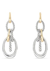 David Yurman Pure Form(R) Drop Earrings in Gold/Silver at Nordstrom