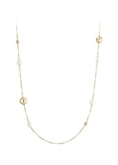 David Yurman Solari Long Station Necklace with Pearls in 18K Gold at Nordstrom
