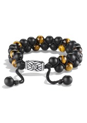 David Yurman Spiritual Beads Two-Row Stone Bracelet in Black Onyx at Nordstrom