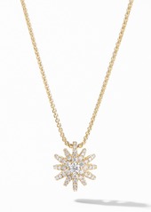 David Yurman Starbust Pendant Necklace in 18K Yellow Gold with Pave Diamonds at Nordstrom