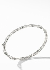 David Yurman Stax 18K Gold Chain Link Bracelet with Diamonds in White Gold at Nordstrom