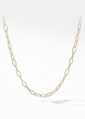 David Yurman Stax Elongated Oval Link 18K Gold Necklace at Nordstrom