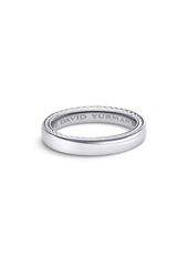 David Yurman Streamline® Platinum Band Ring, 4mm