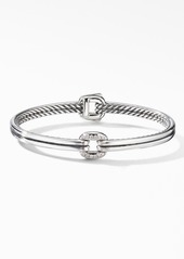 David Yurman Thoroughbred® Center Link Bracelet with Diamonds in Silver/Diamond at Nordstrom