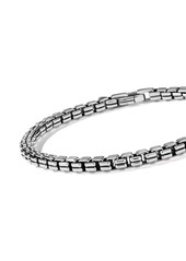 David Yurman sterling silver Double Box Chain bracelet