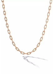 David Yurman DY Madison Chain Necklace in 18K Rose Gold, 3mm